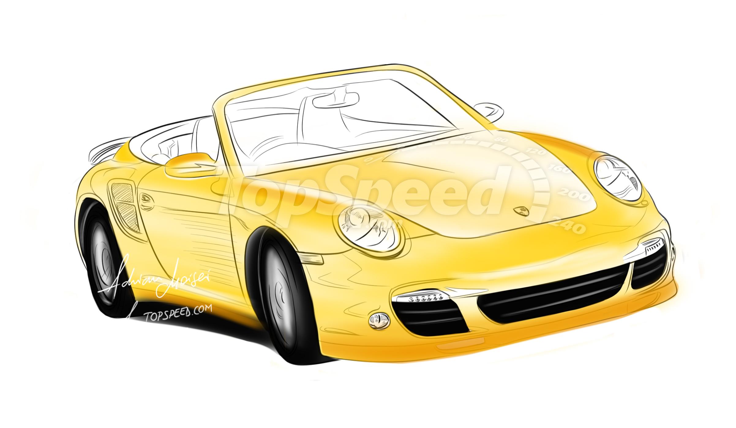 Porsche 911 Drawing