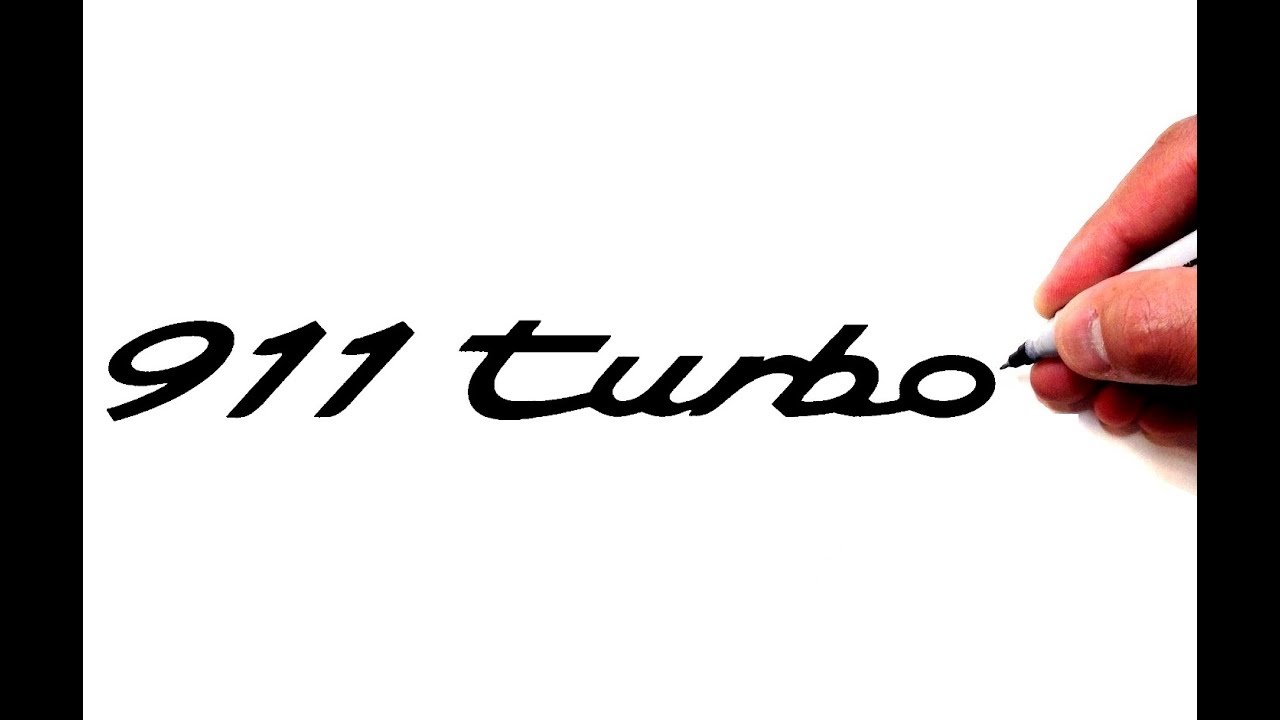 1280x720 How To Draw The Porsche Turbo Logo