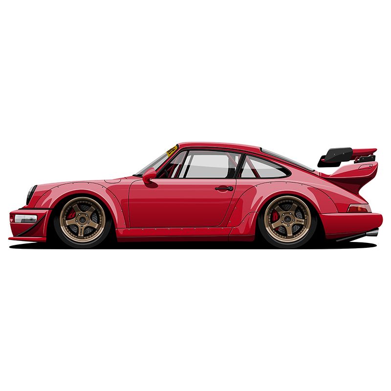 800x800 Nissan Gtr Vector Print On Behance Porsche Porsche, Cars