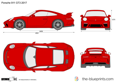 400x283 Porsche Vector Drawing
