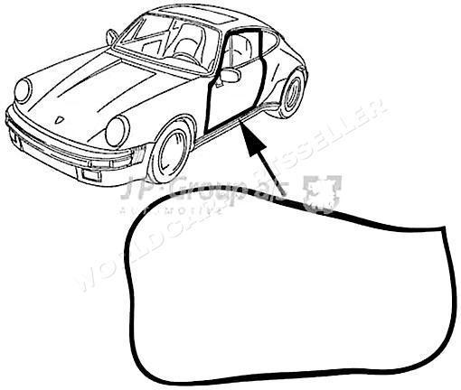 510x432 door seal fits porsche for sale online ebay