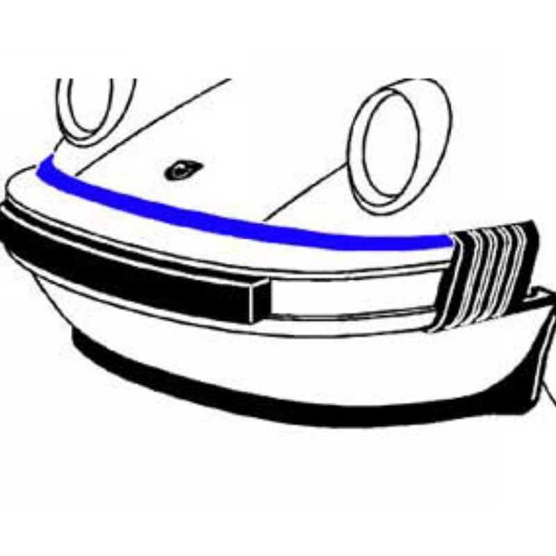 800x800 Porsche Front Bumper To Body Seal Smile