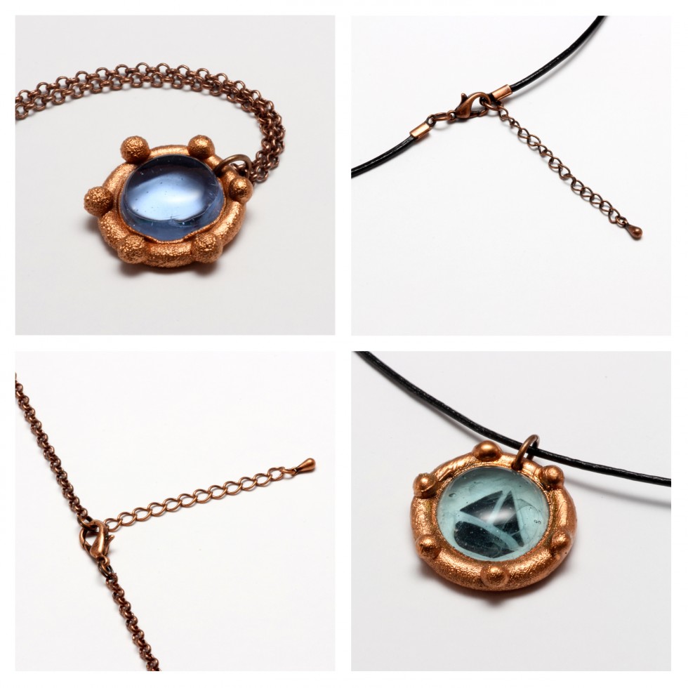 980x980 Jewelry The Portholes Clear Green Glass And Copper Porthole