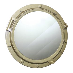 310x310 Wood Porthole Mirror Wayfair