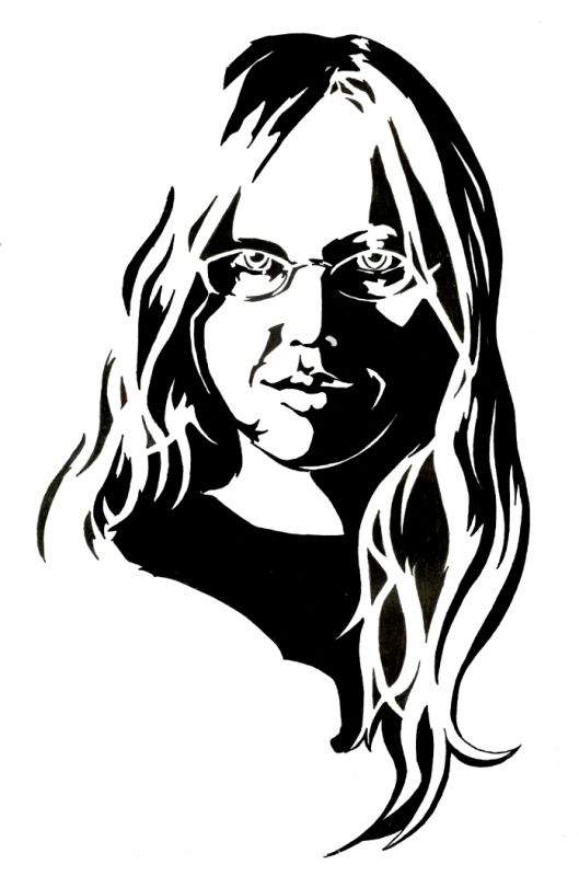 529x800 Self Portrait Drawing Black And White