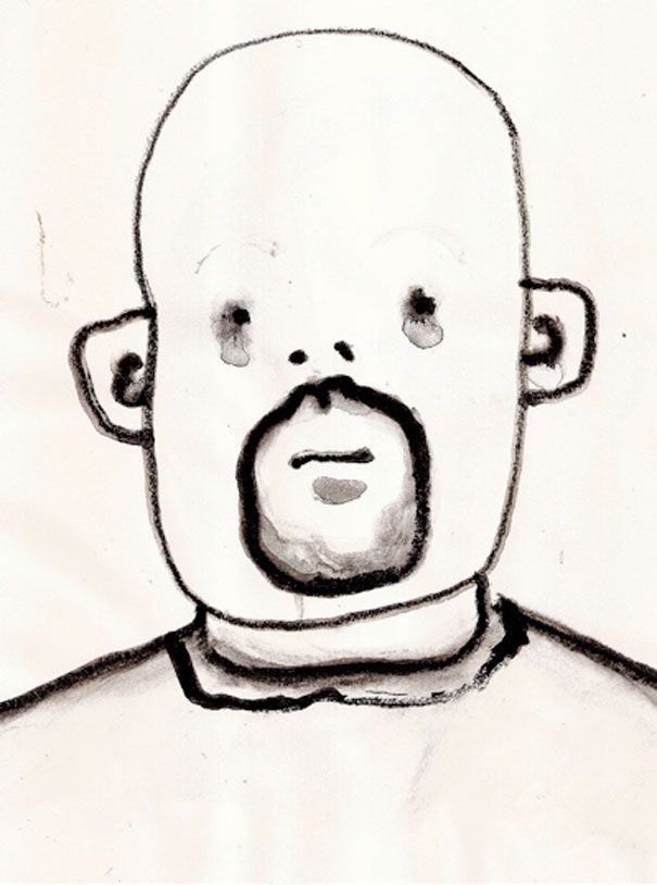 605x814 Artist Takes Different Drug Every Day And Draws His Self Portrait