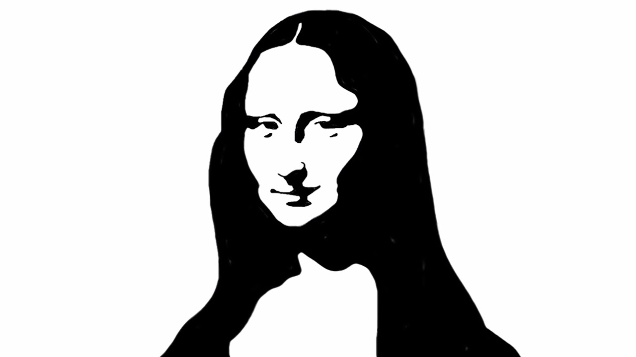 1280x720 How To Draw Mona Lisa Step