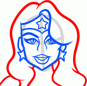 302x299 how to draw wonder woman easy step drawing in wonder