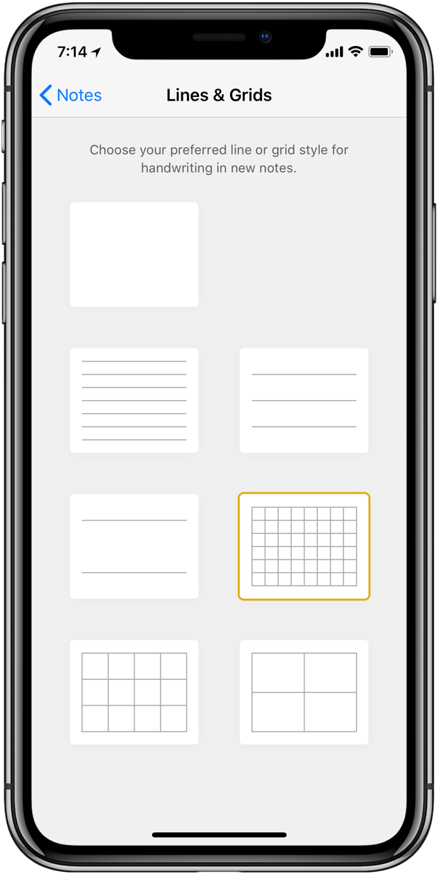 620x1234 How To Customize Notes App With Lines Or Grids