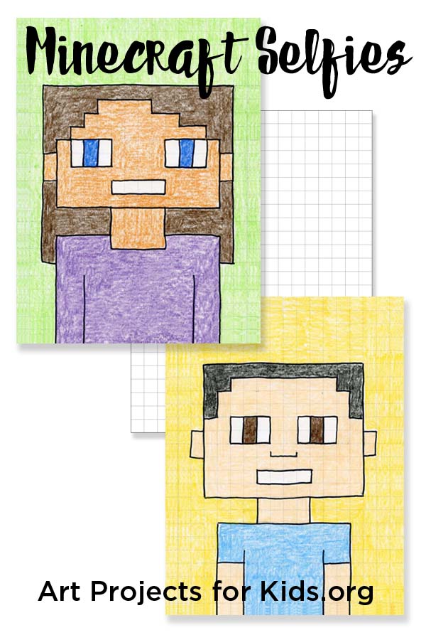 600x900 Minecraft Selfies Art Projects For Kids