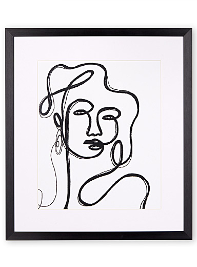 384x520 Linear Portrait Art Print X Simons Maison Online
