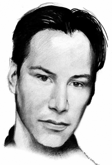 374x550 Portrait Of Keanu Reeves