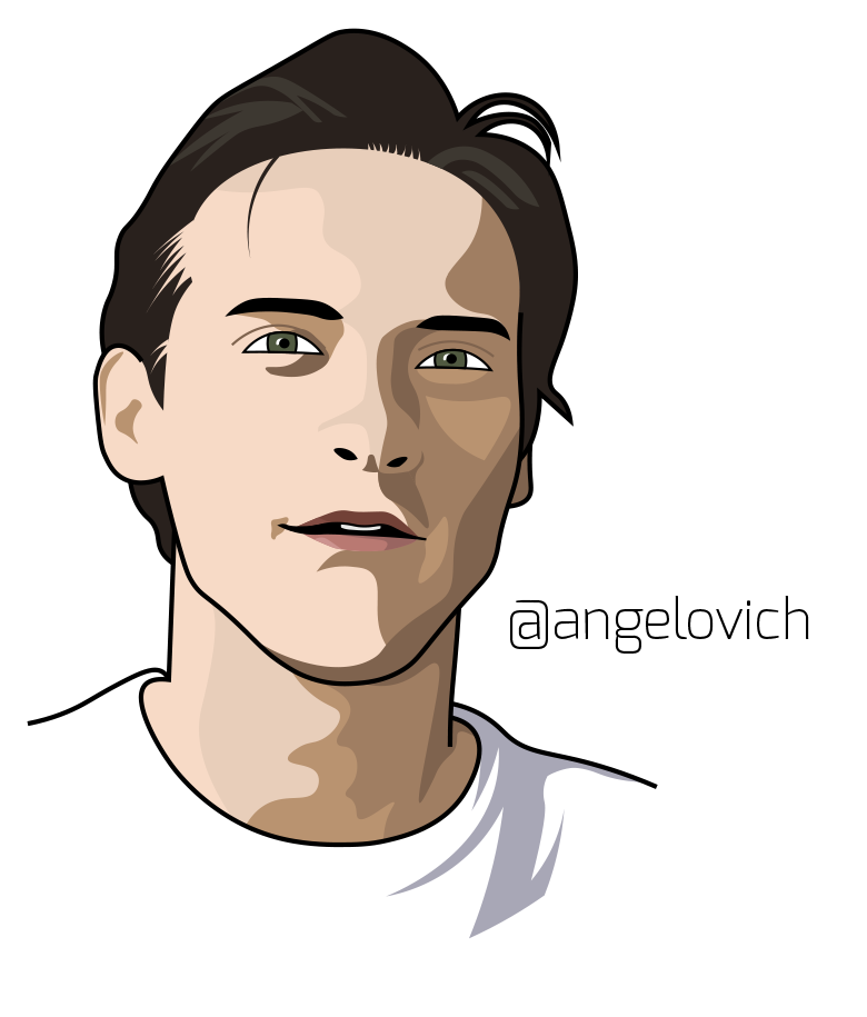 780x915 Drawing To Tobey Maguire In Illustrator Steemit