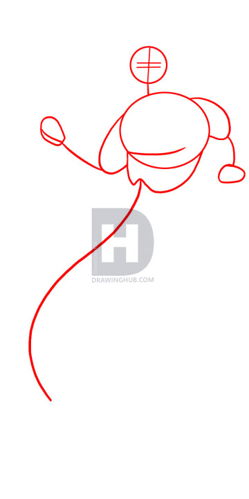 360x720 How To Draw Poseidon, Step