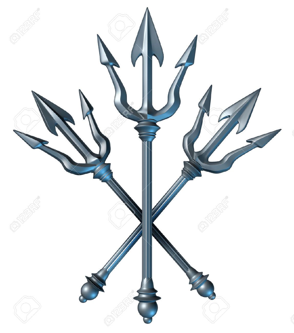 1147x1300 Poseidon Symbol Trident Concept As A Group Of Metal Spears Crest