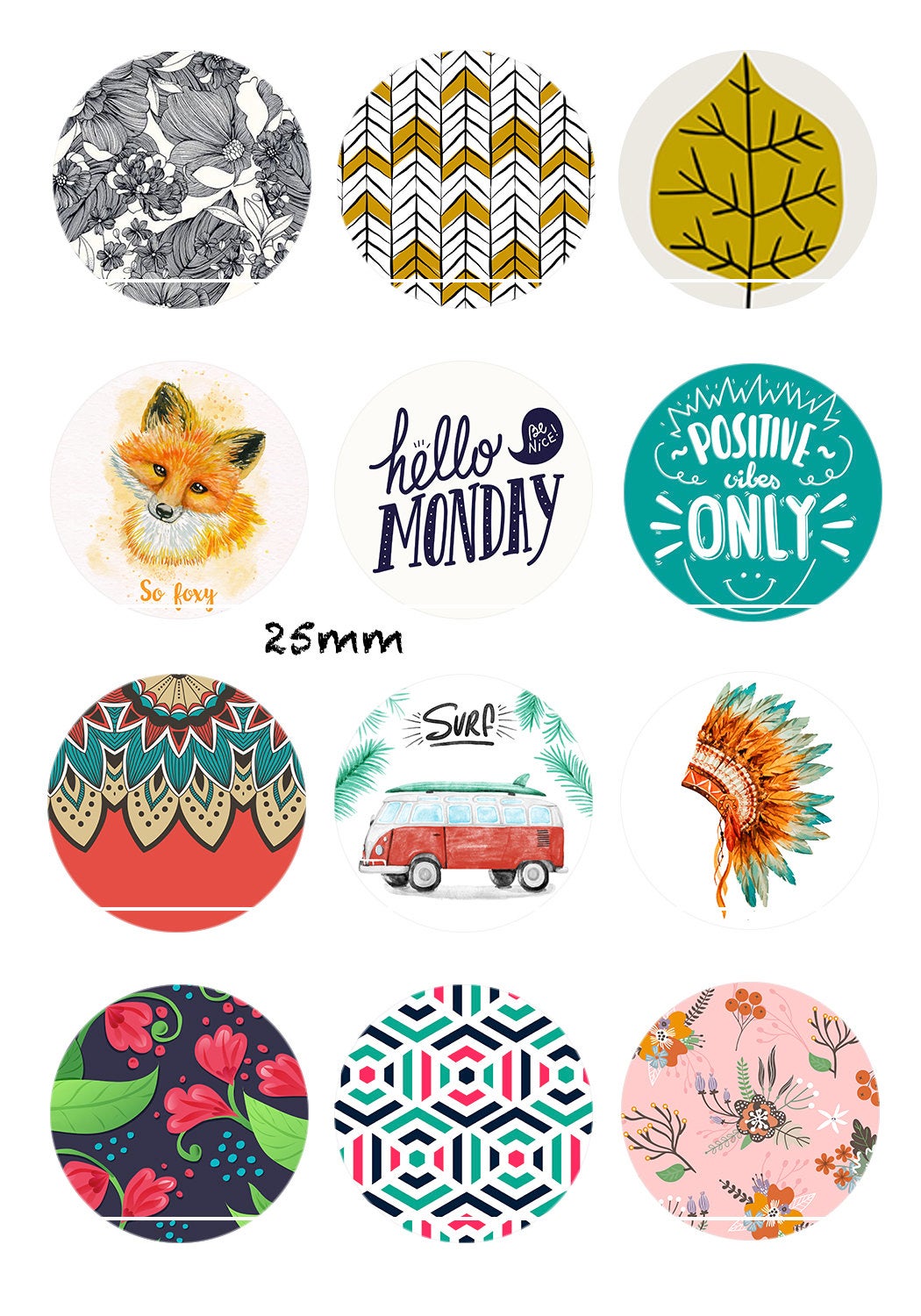 1050x1500 Positive Vibes Only Images Drawings Collages Etsy