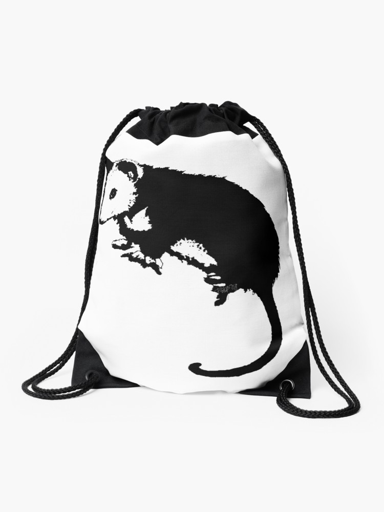 750x1000 Possum Opossum Drawstring Bag