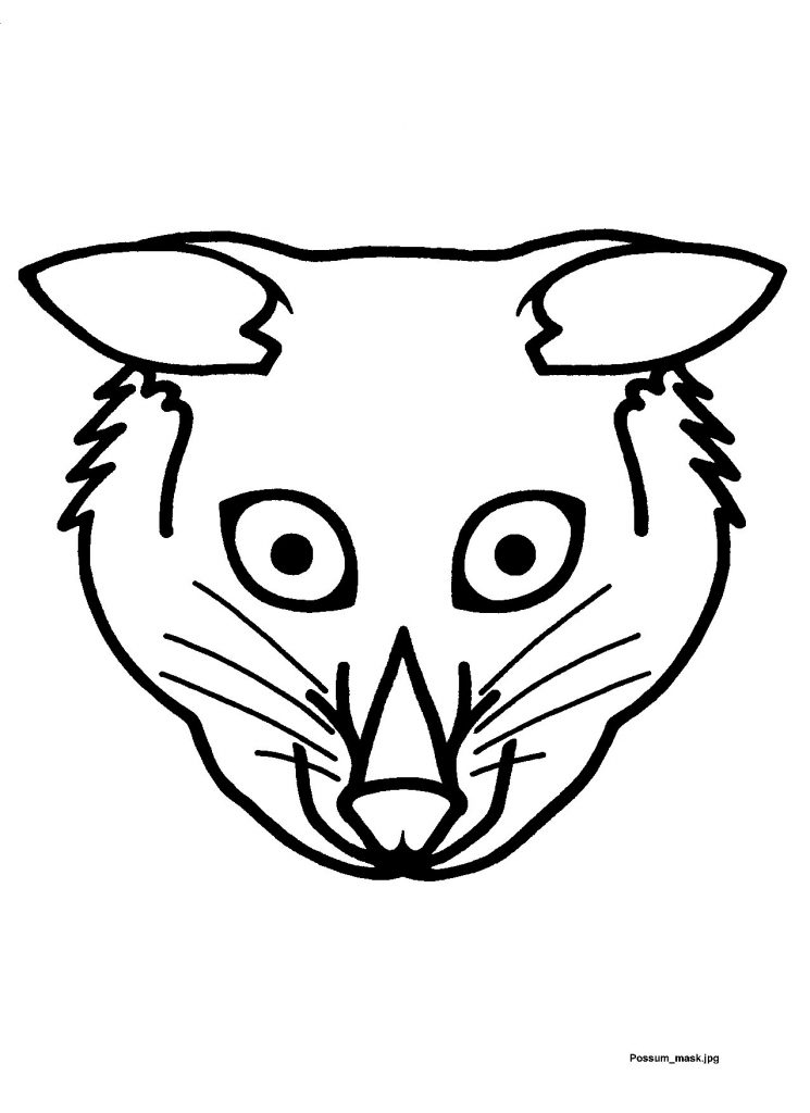 745x1024 Possum Drawing Free Download