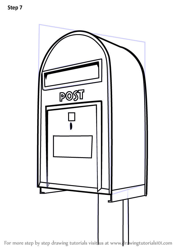 600x846 Learn How To Draw Post Box