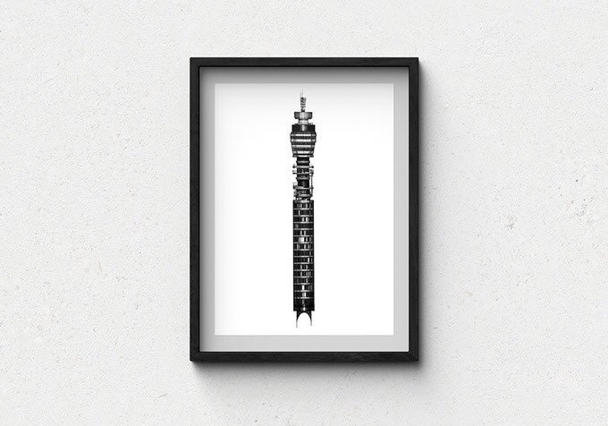 680x476 Nickcouplandart V Twitter Bt Post Office Tower Prints