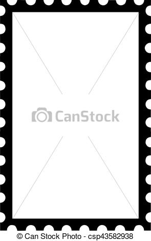 295x470 postage stamp upright icon vectors