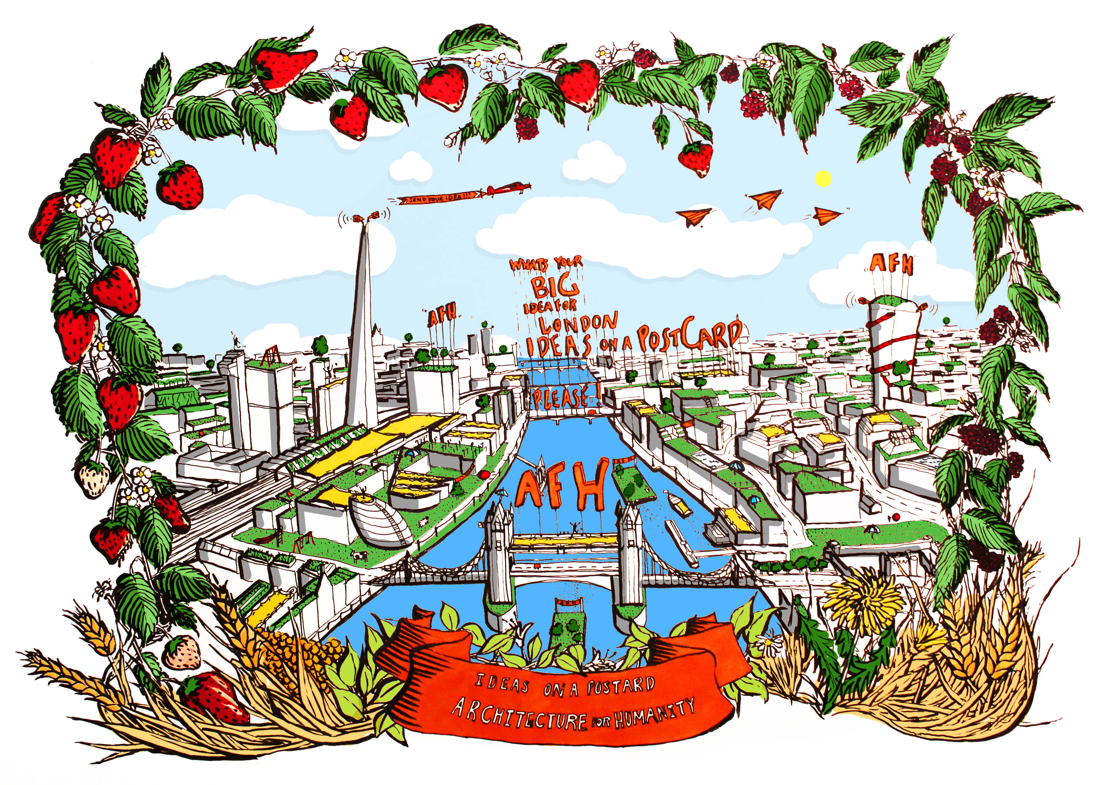 3618x2558 Concept Drawing Draft Options For Ideas On A Postcard, Please