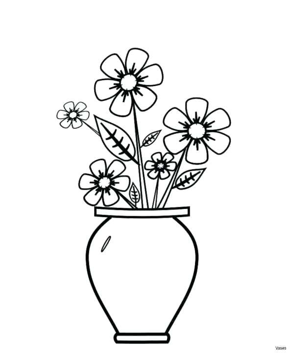 592x720 Flower Pot For Coloring
