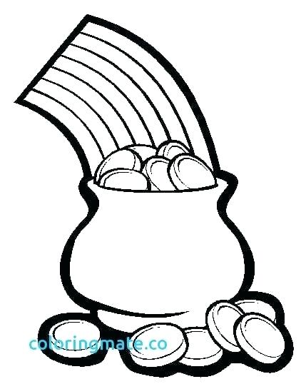 422x538 Pot Of Gold Coloring