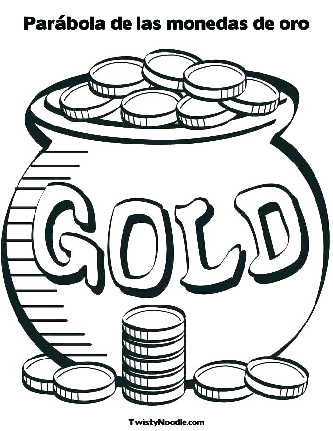 685x886 printable pot of gold gold free printable pot of gold coloring