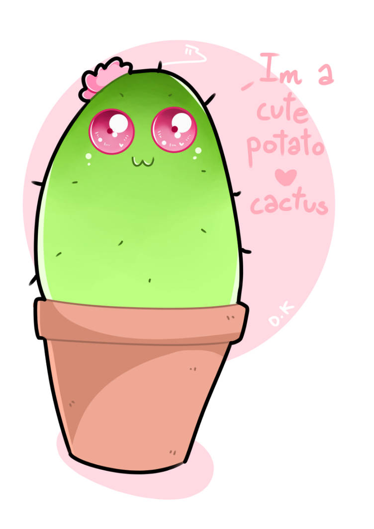 752x1063 Drawing Potato Cactus