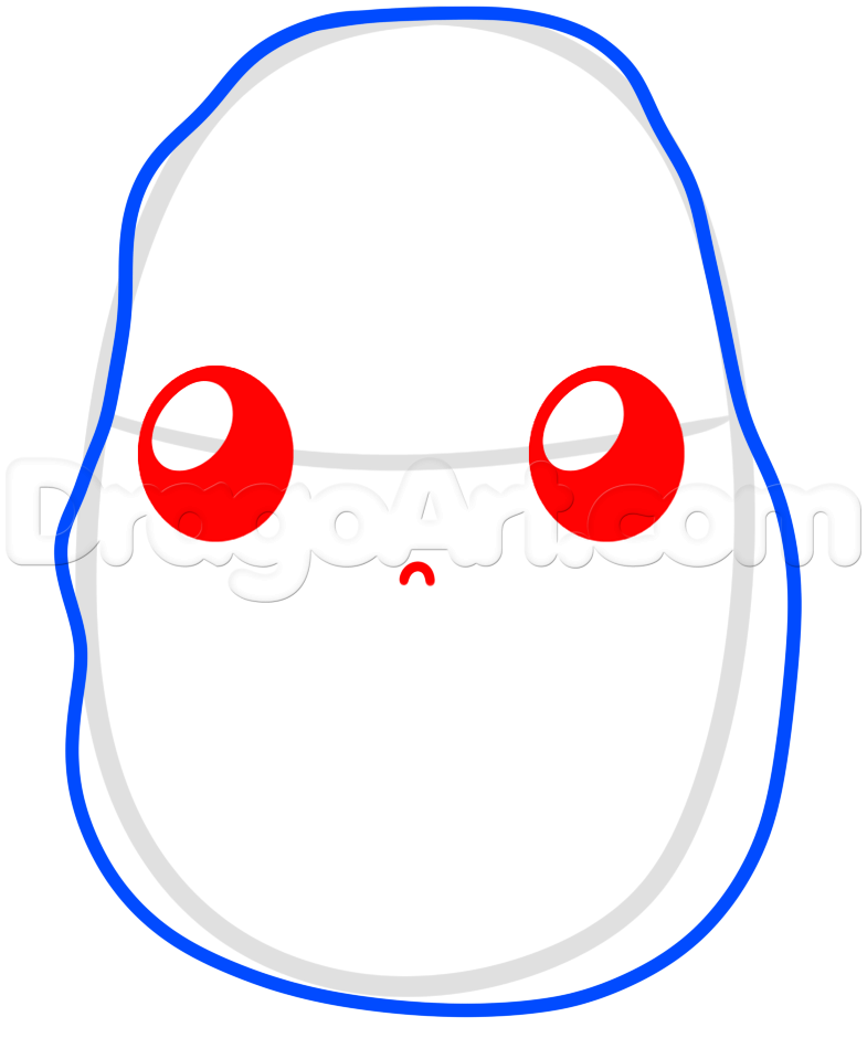 785x959 How To Draw A Cute Potato, Step