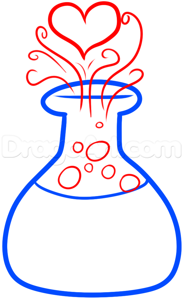 594x970 draw love potion, step