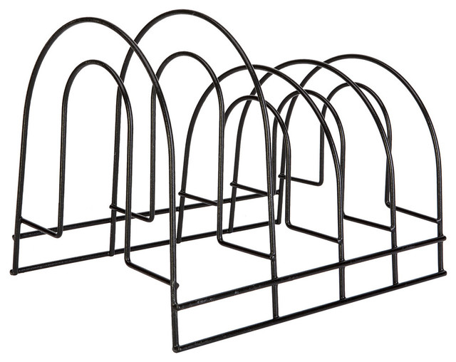 640x508 Grayline Black Pot And Pan Organizer