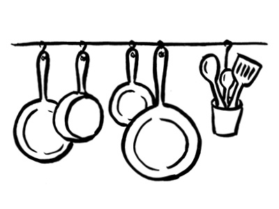 400x300 Simple Kitchen