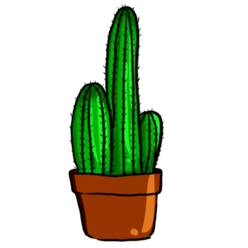 360x360 Cactus Drawing Transparent Png Clipart Free Download