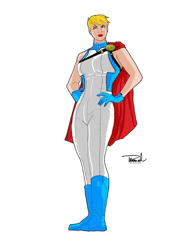 600x777 Powergirl