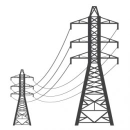 Power Line Drawing | Free download on ClipArtMag