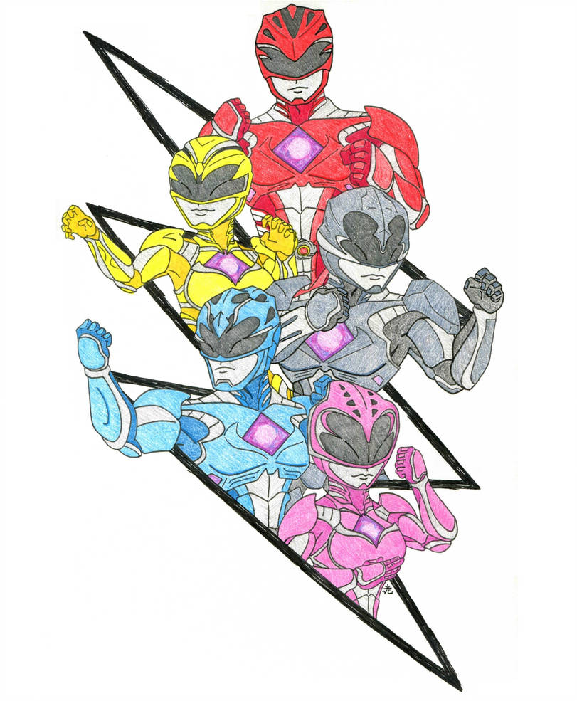 811x985 Power Rangers Movie Fan Art