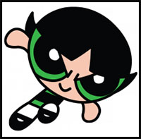 200x197 How To Draw Powerpuff Girls Characters Blossom, Buttercup, Bubbles