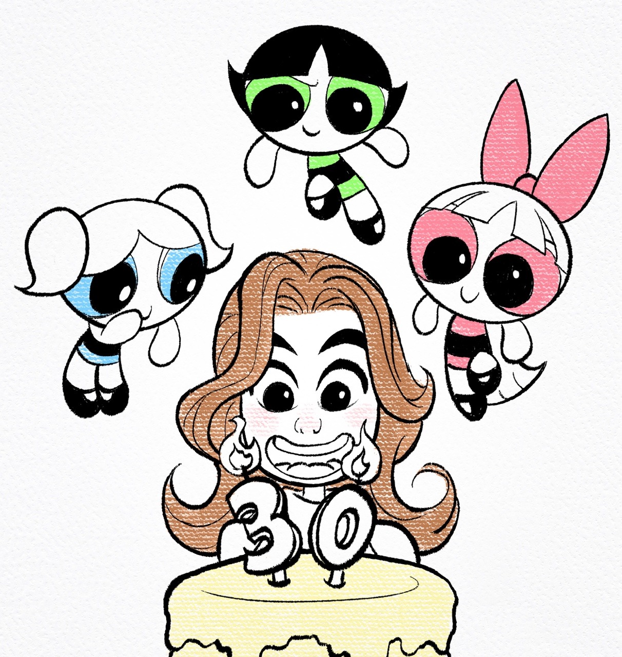 1212x1280 Lazuliro Inktober Day Last Powerpuff Girls Made