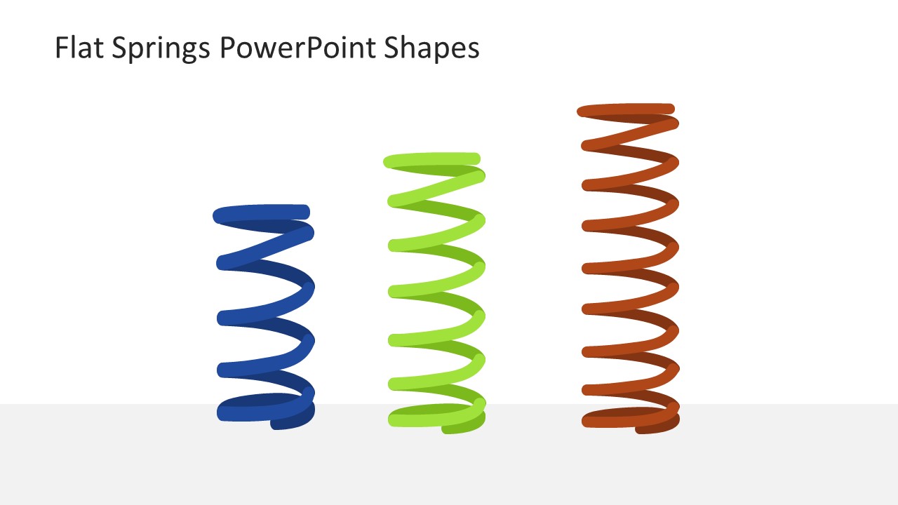 1280x720 Flat Springs Powerpoint Shapes