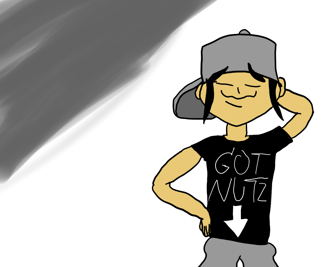 1280x1024 To Practice Drawing, I Decided To Draw Phil From The Nutshack How