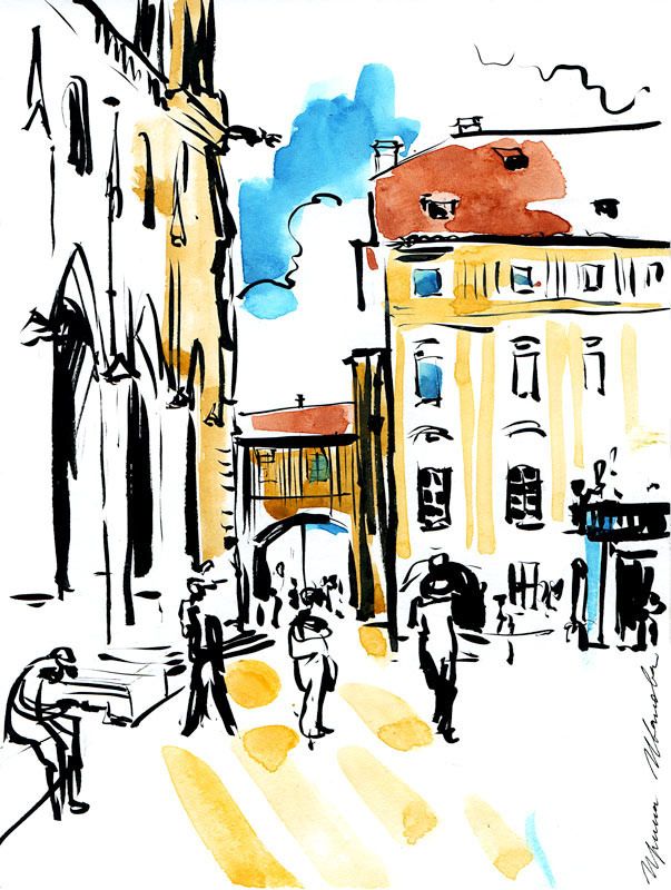 Prague Drawing