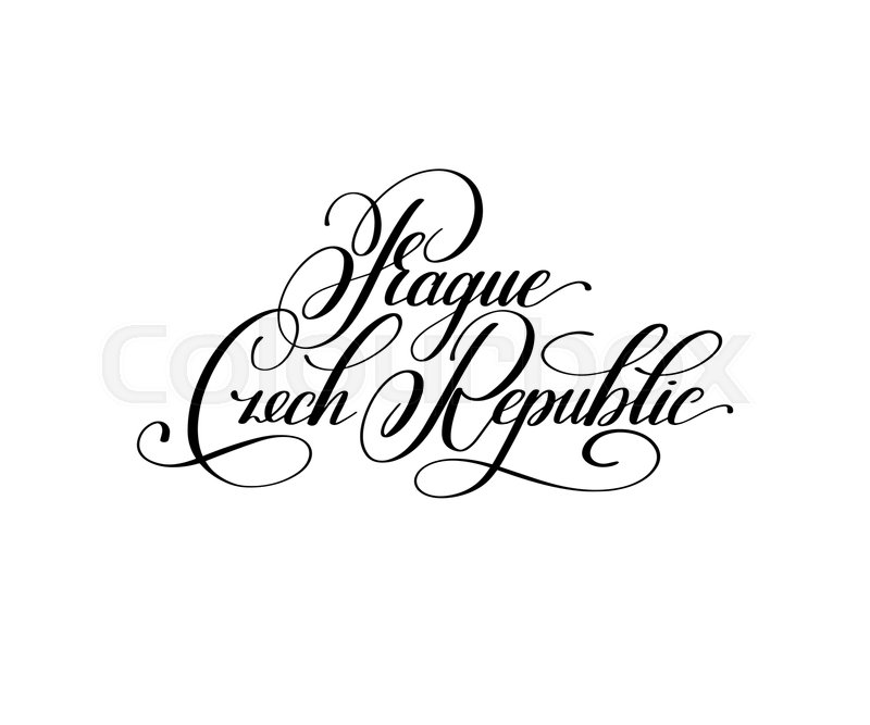 800x667 Hand Lettering The Name Of The Stock Vector Colourbox