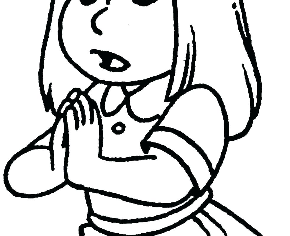 983x800 Child Praying Coloring