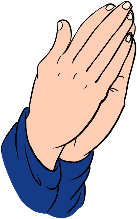 542x868 How To Draw Praying Hands