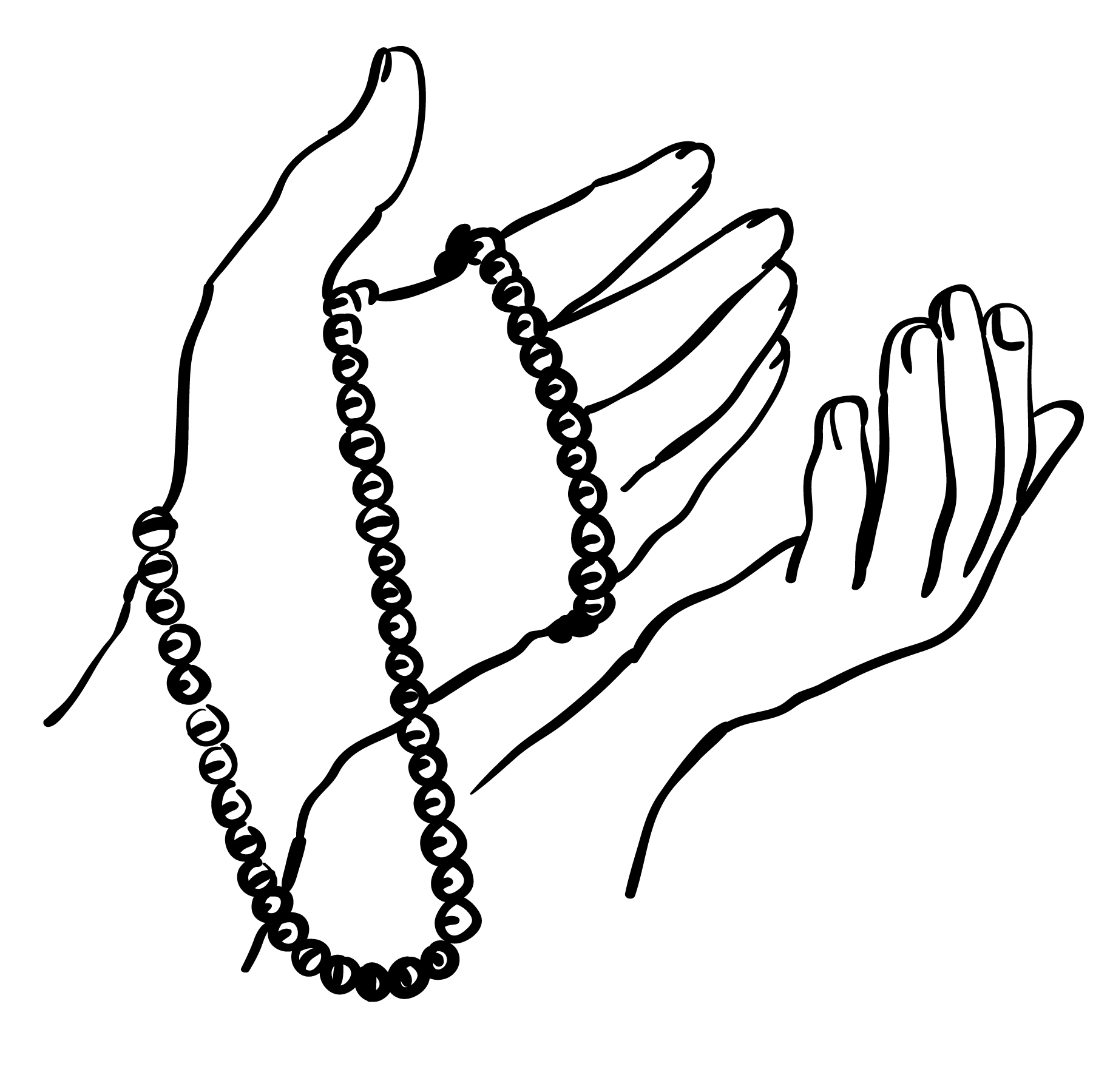 1801x1800 Praying Hands Vector