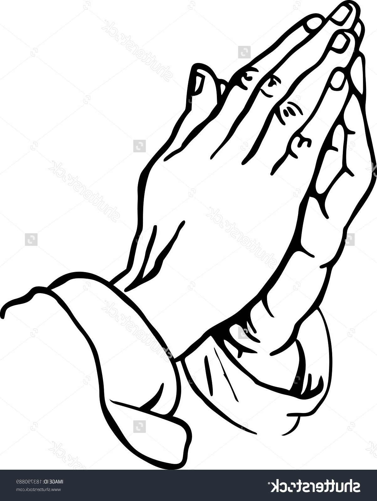 Praying Hands Drawing | Free download on ClipArtMag