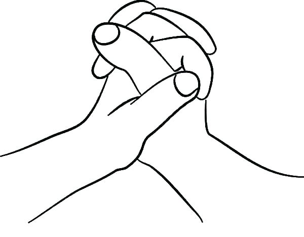 600x468 Praying Hands Coloring Sheets Palmarosa