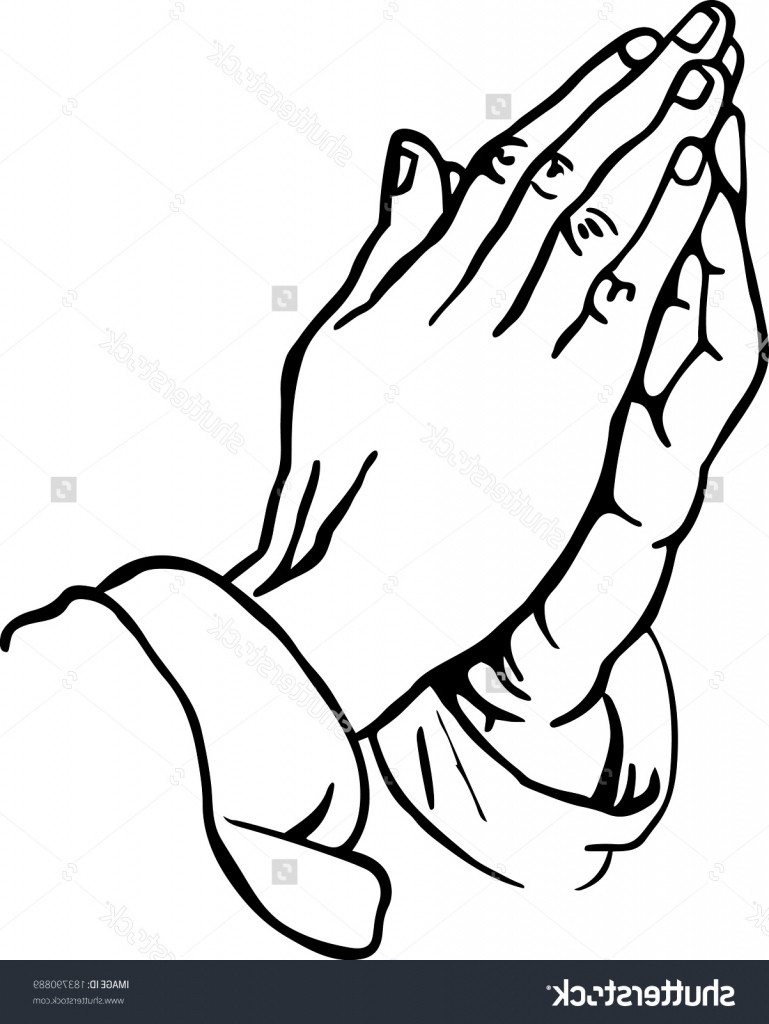 Praying Hands Drawing Step By Step | Free download on ClipArtMag
